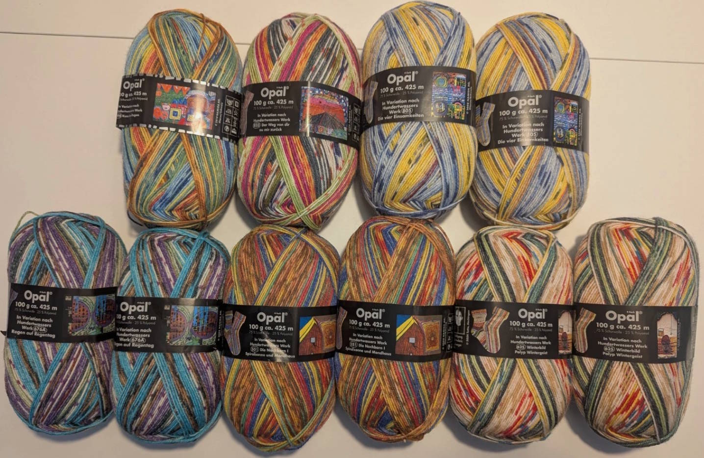 Sockenwolle Paket - Opal Hundertwasser - 22% Rabatt