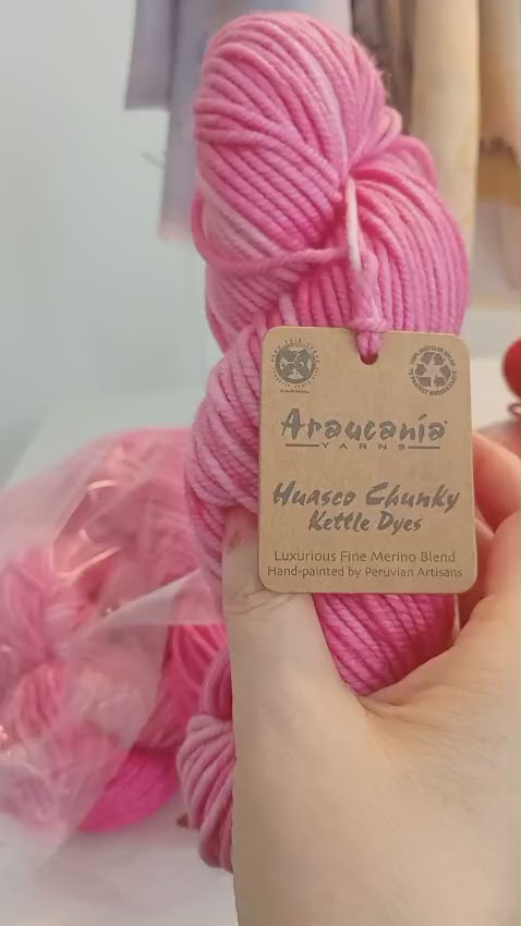 Araucania Yarns - Huasco Chunky Kettle Dyes Hyacinth - 7 Stränge